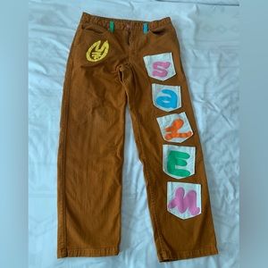 Salem7 Brown Pocket Pants
